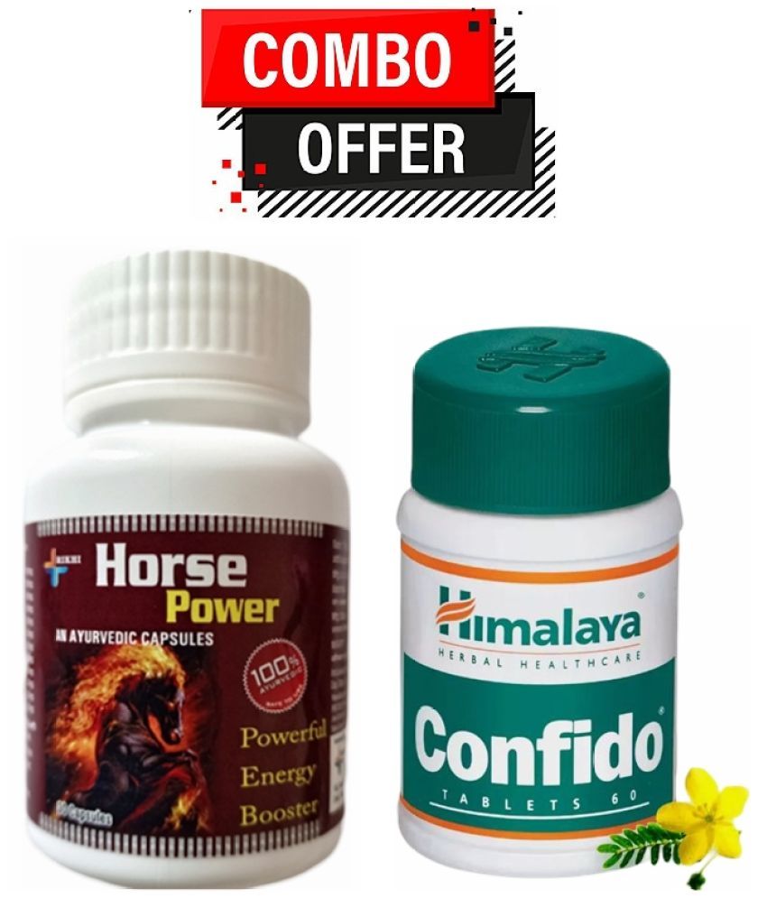     			Rikhi Horse Power Capsule 30no.s & Himalaya Confido 60 Tablets Pack Of 1