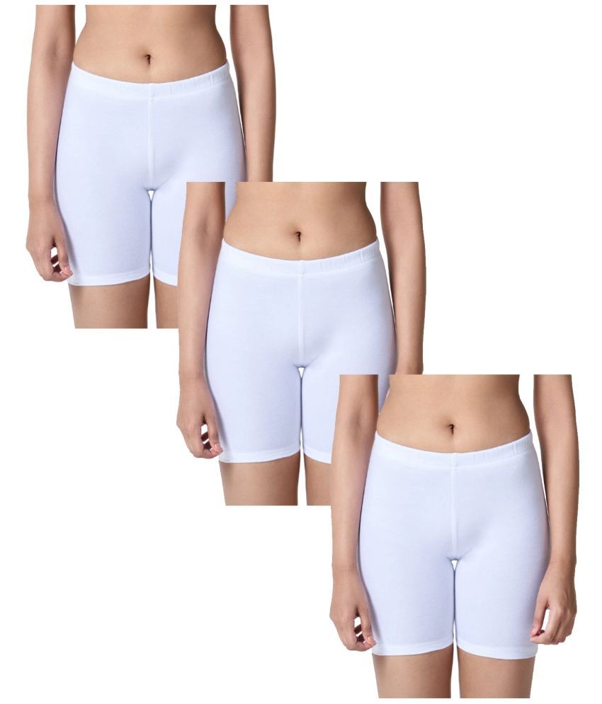     			VEE SAA Pack of 3 Cotton Women's Shaping Bottoms ( White )