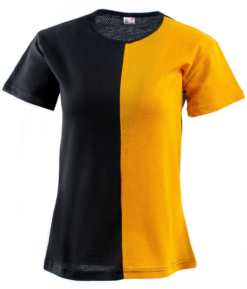     			VEE SAA Pack of 1 Cotton Women's T-Shirt ( Yellow )