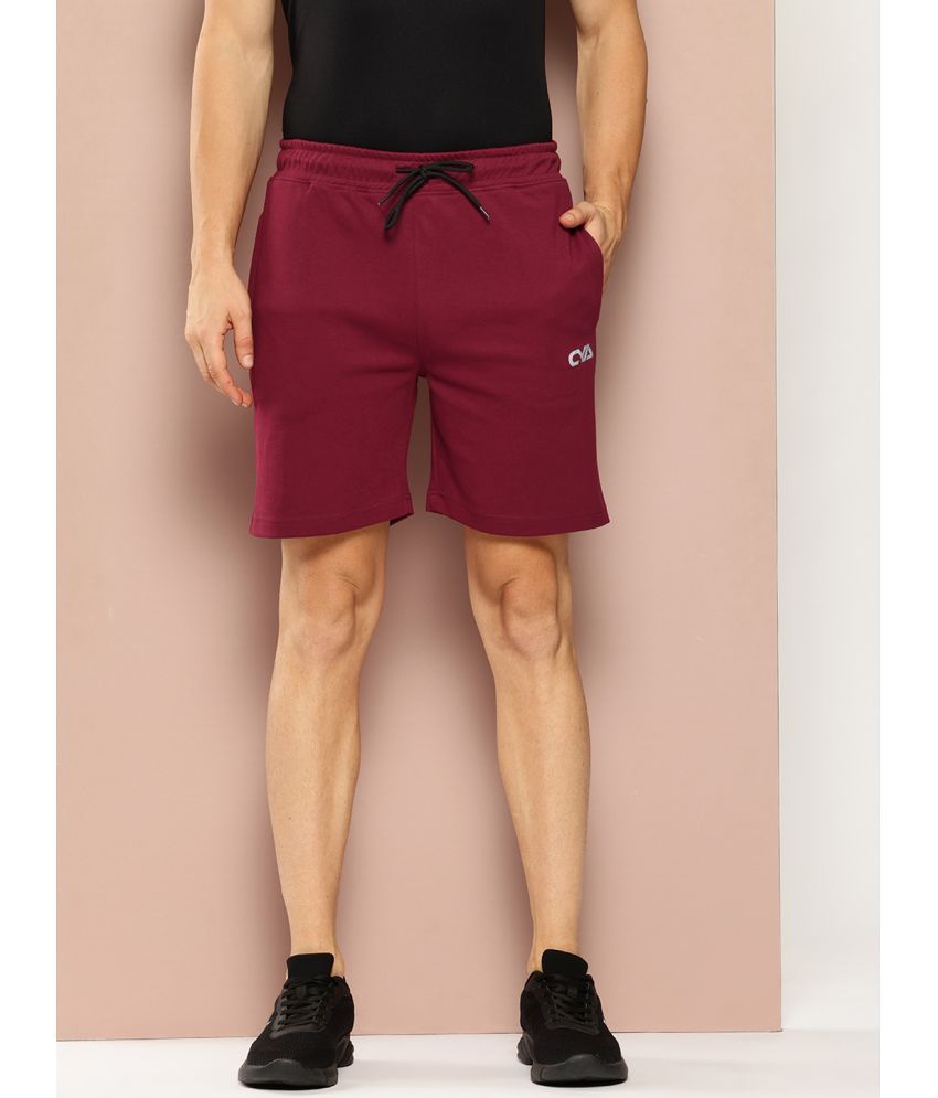     			Club York Wine Polyester Men's Shorts ( Pack of 1 )