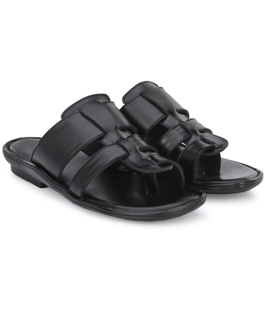     			Malua - Black Men's Sandals