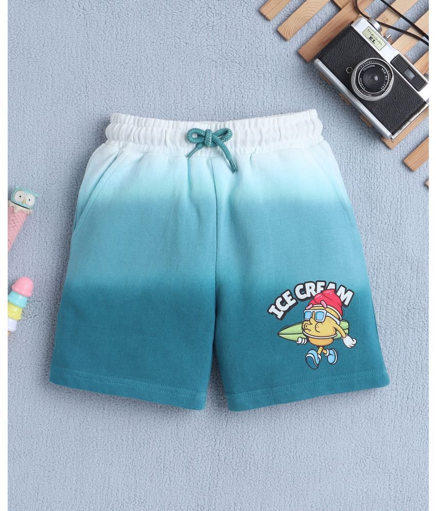     			BUMZEE Pack of 1 Cotton Shorts For Boys ( Teal )