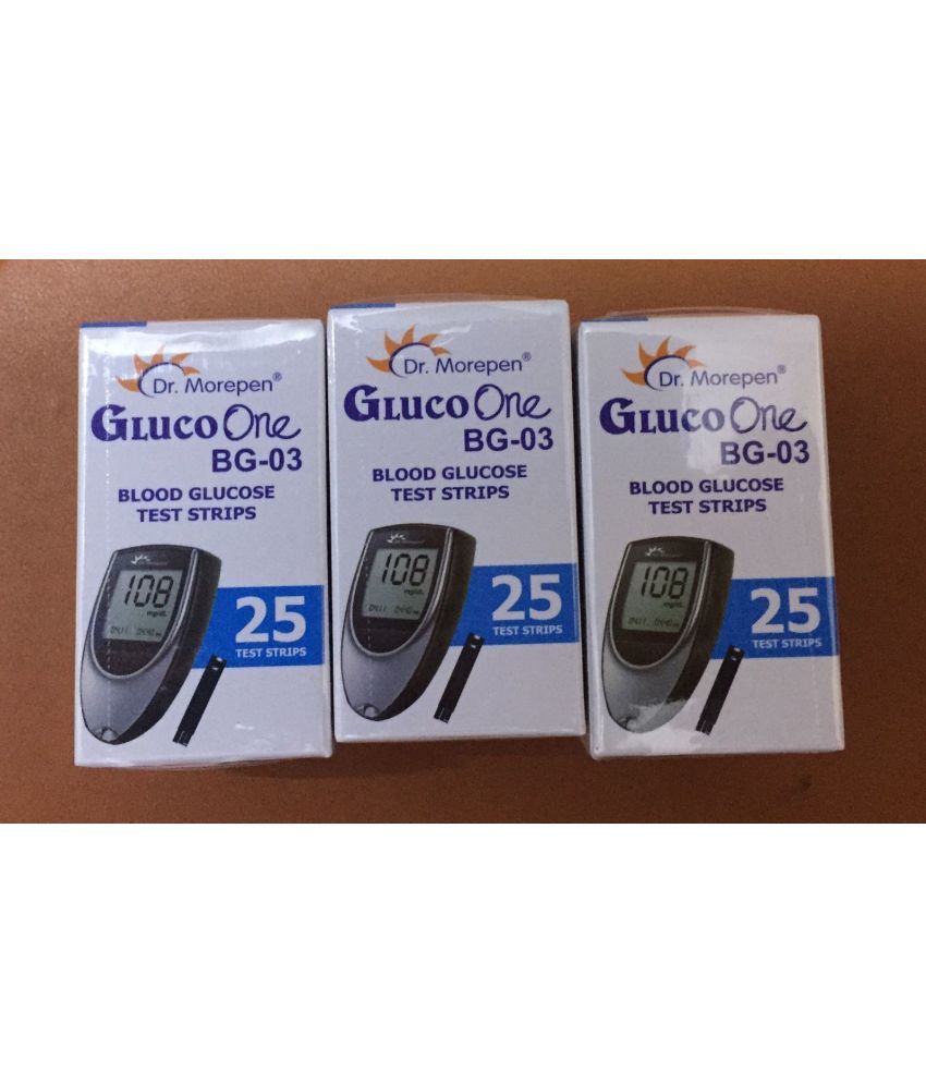     			Dr. Morepen GLUCO ONE BG-03 75 Test Strips