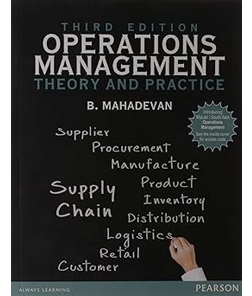     			Operations Management: Theory and Practice, 3/e  (Paperback, B. Mahadevan)