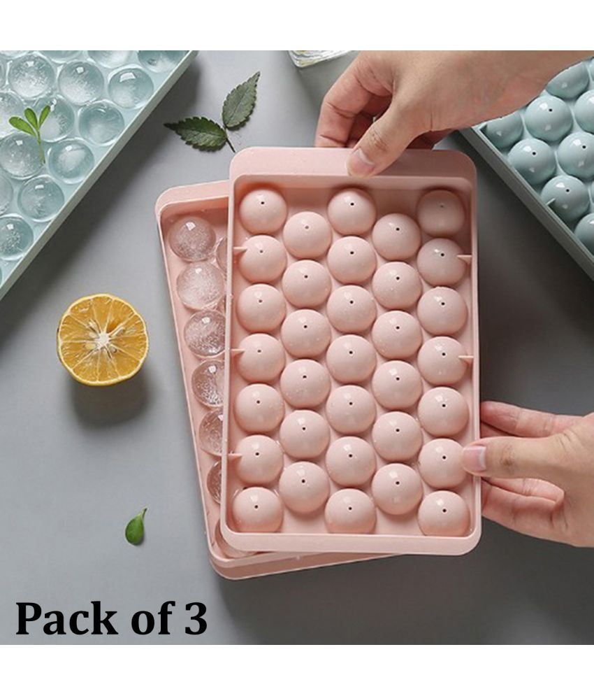     			Stysol Lolipop Ice Tray Peach 3 Pcs