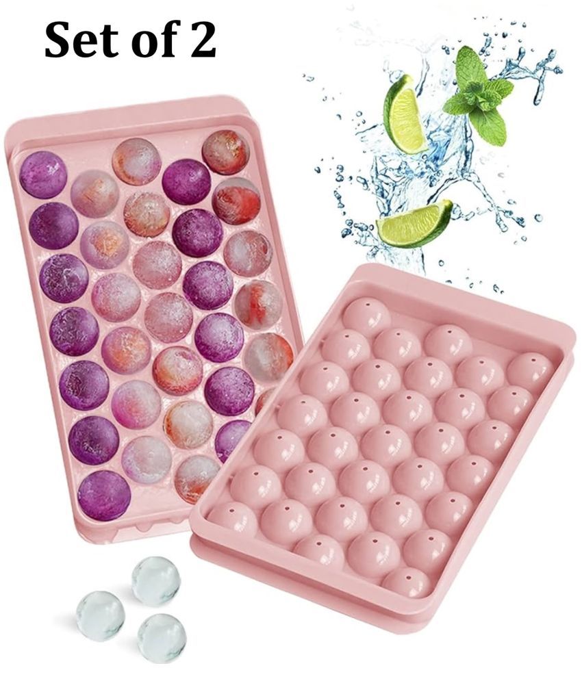     			Stysol Pink Ice Tray Peach 2 Pcs