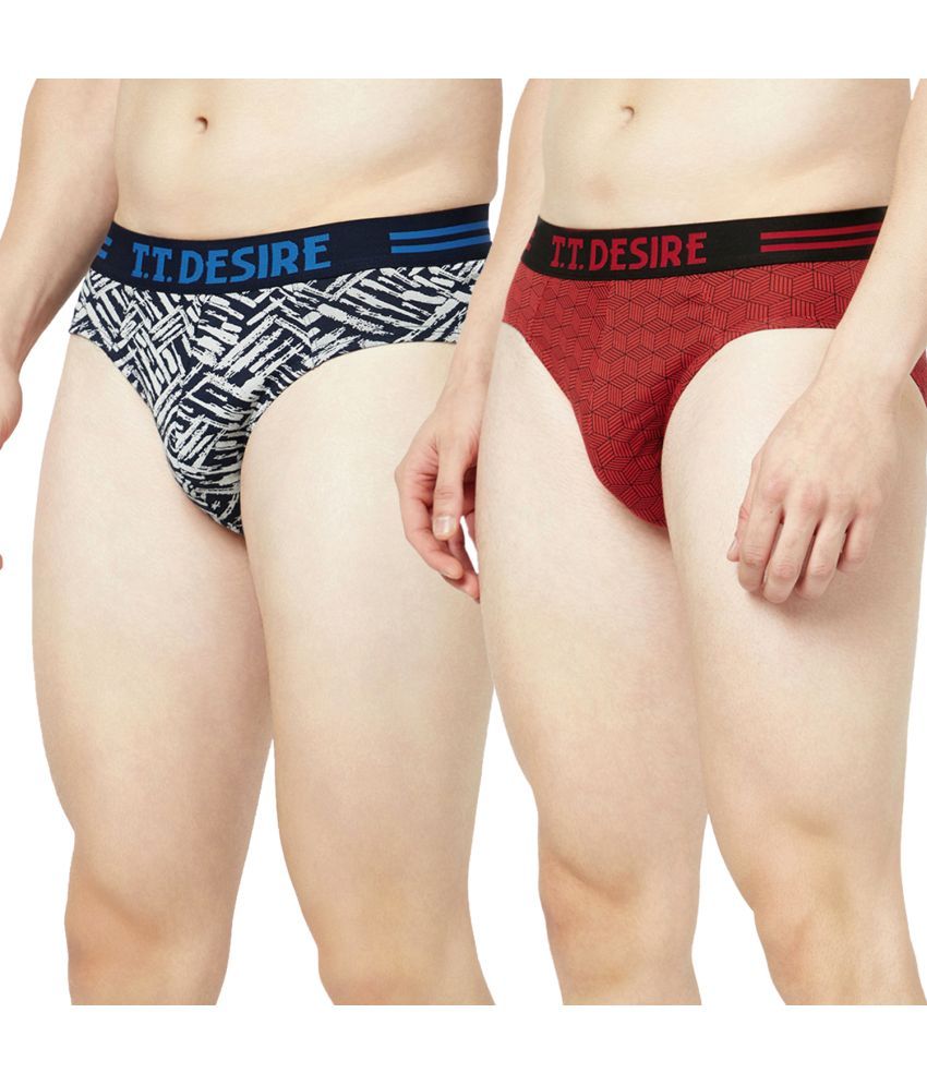     			TT Pack of 2 Cotton Briefs For Men's ( Multicolor3 )