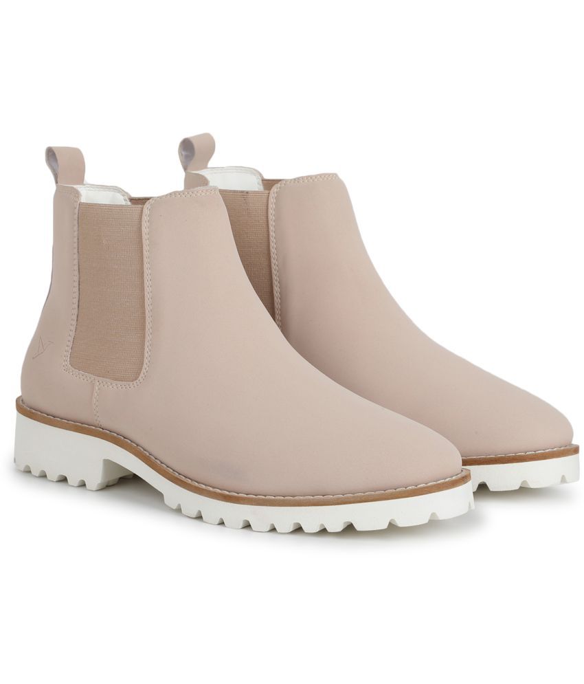     			Yoho Beige Women's Ankle Length Boots