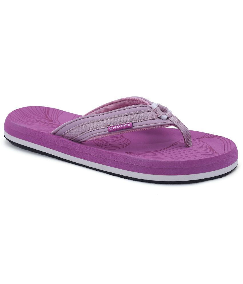     			CHUPPS Pink Women's Thong Flip Flop