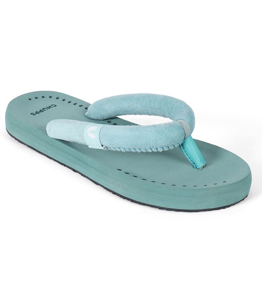     			CHUPPS Sea Green Women's Daily Slipper