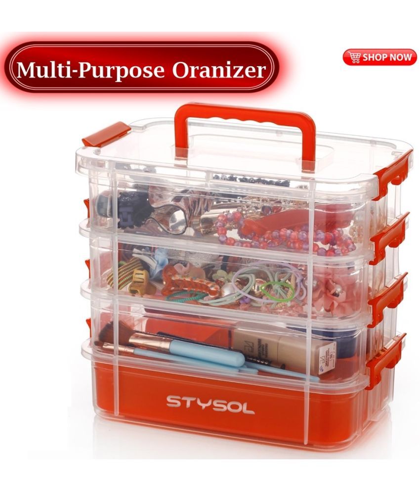     			Stysol Multi-Purpose Box  Plastic Multicolor Multi-Purpose Container ( Set of 1 )