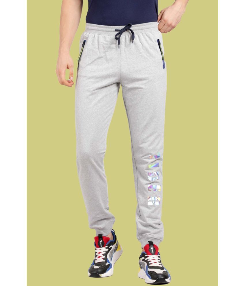     			TiberFashion White Cotton Men's Joggers ( Pack of 1 )