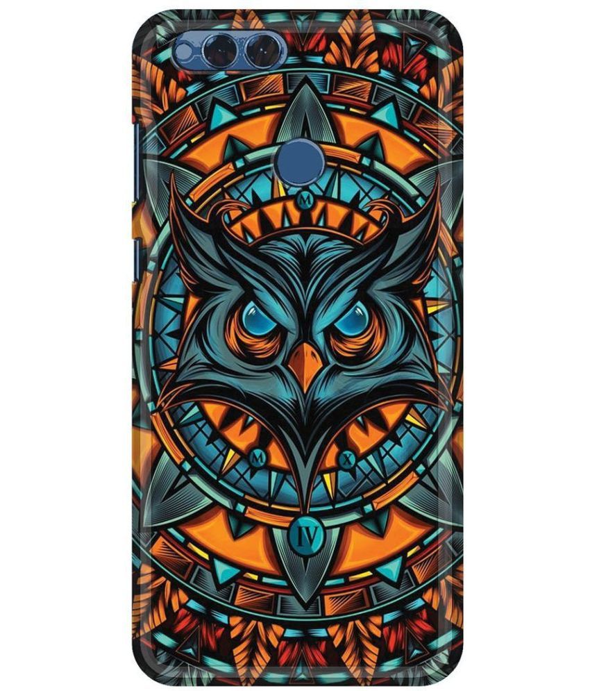     			hello case Multicolor Printed Back Cover Polycarbonate Compatible For Honor 7X ( Pack of 1 )