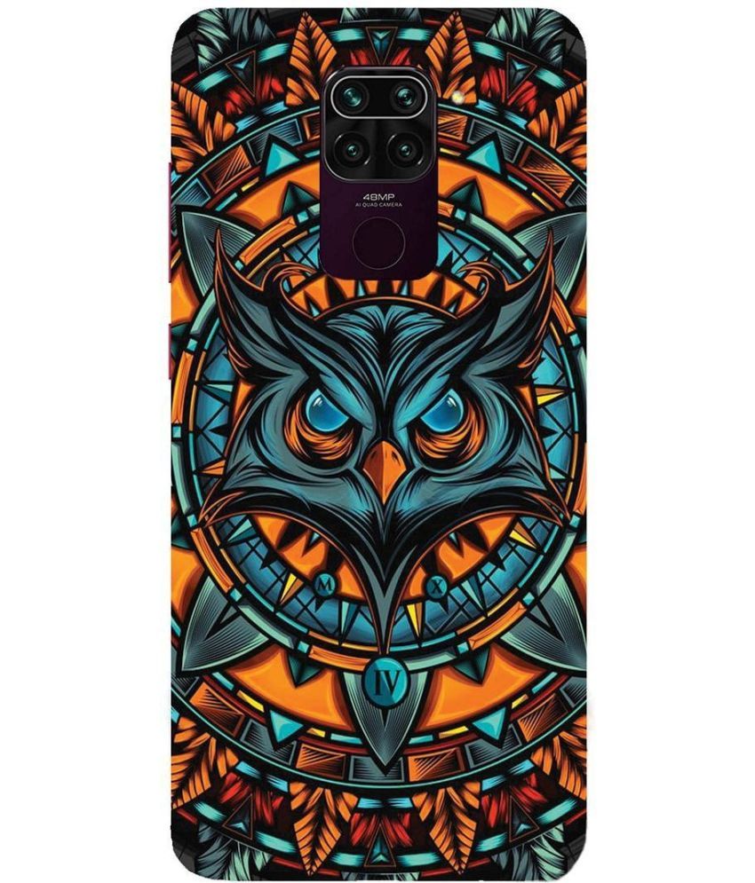     			hello case Multicolor Printed Back Cover Silicon Compatible For Mi Redmi Note 9 ( Pack of 1 )