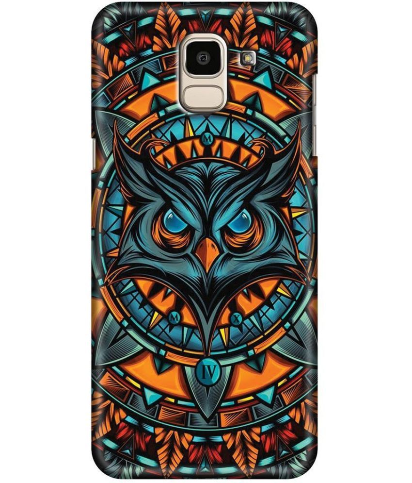     			hello case Multicolor Printed Back Cover Silicon Compatible For Samsung Galaxy J6 ( Pack of 1 )