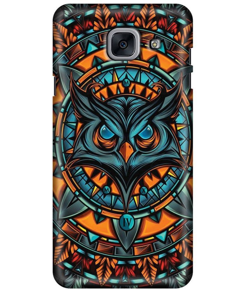     			hello case Multicolor Printed Back Cover Silicon Compatible For Samsung Galaxy J7 Max ( Pack of 1 )