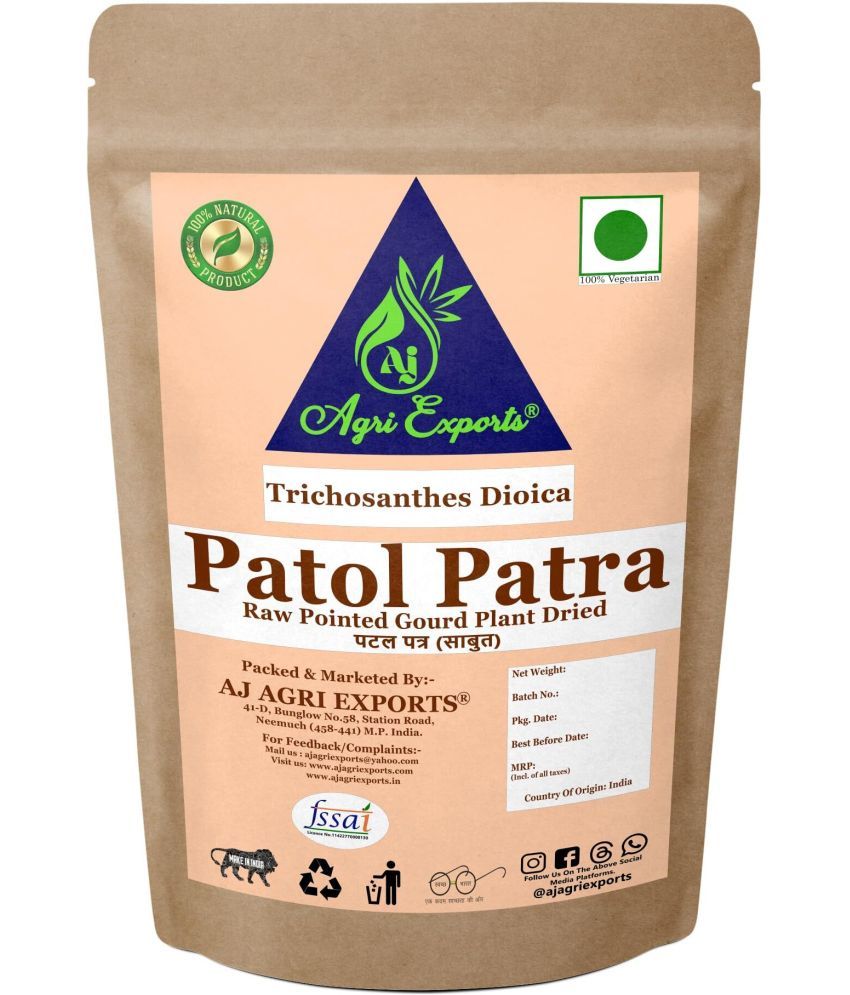     			AJ AGRI EXPORTS Patol Patra - Pointed Gourd Leaves - Trichosanthes Cucumerina 200 gm