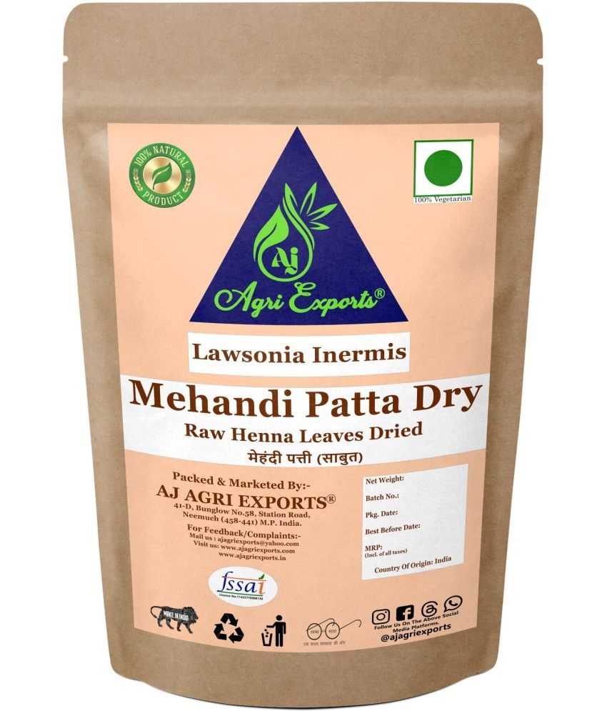     			AJ AGRI EXPORTS Mehandi Patta Dry - Henna Leaves Dry - Lawsonia Inermis 100 gm