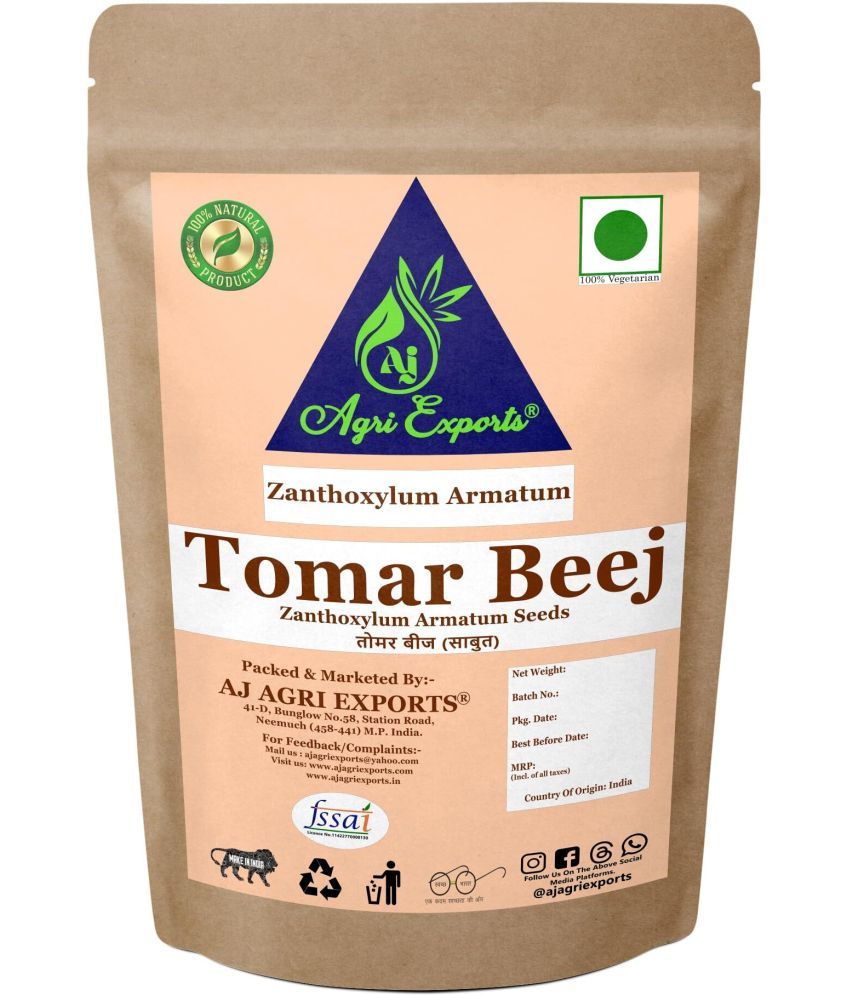     			AJ AGRI EXPORTS Tomar Beej - Tomar Seeds - Timur beej - Zanthoxylum Armatum Seeds 200 gm