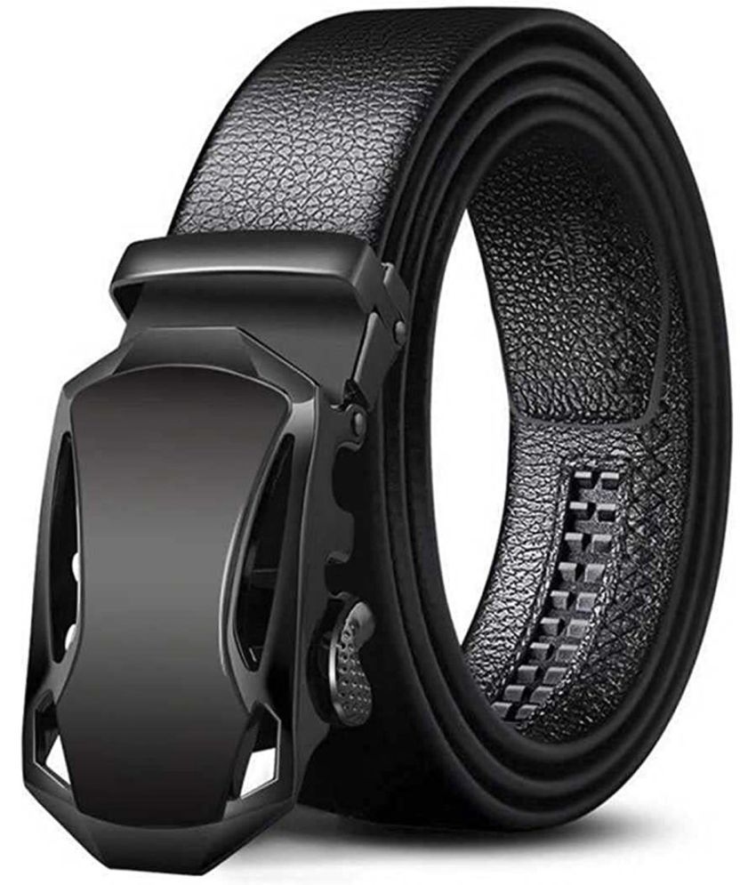     			Bonheur - Black PU Men's Casual Belt ( Pack of 1 )