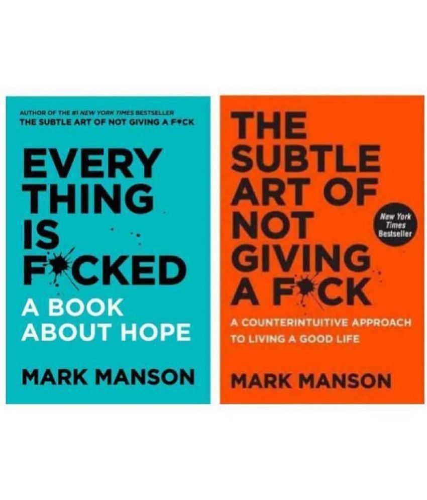     			Combo Pack : The Subtle Art of Not Giving a F*ck and Everything Is F*cked : A Book About Hope by Mark Manson (English, Paperback)