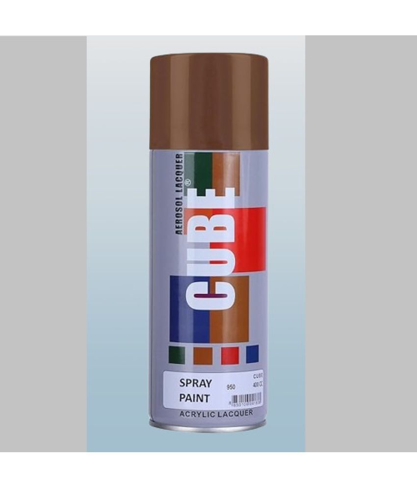     			Golden Fox Cube Brown Spray Paint Brown Spray Paint 400 ml (Pack of 1)