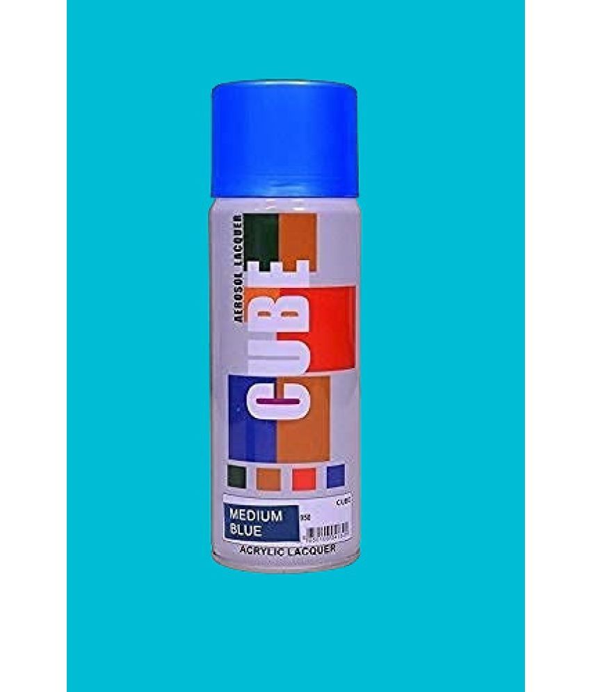     			Golden Fox cube Aerosol Spray Paint 400ml for Multipurpose use Blue Spray Paint 400 ml (Pack of 1)