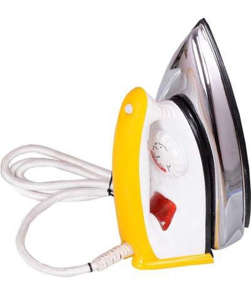     			RYNATY DRY IRON Yellow 750 watt Dry Iron