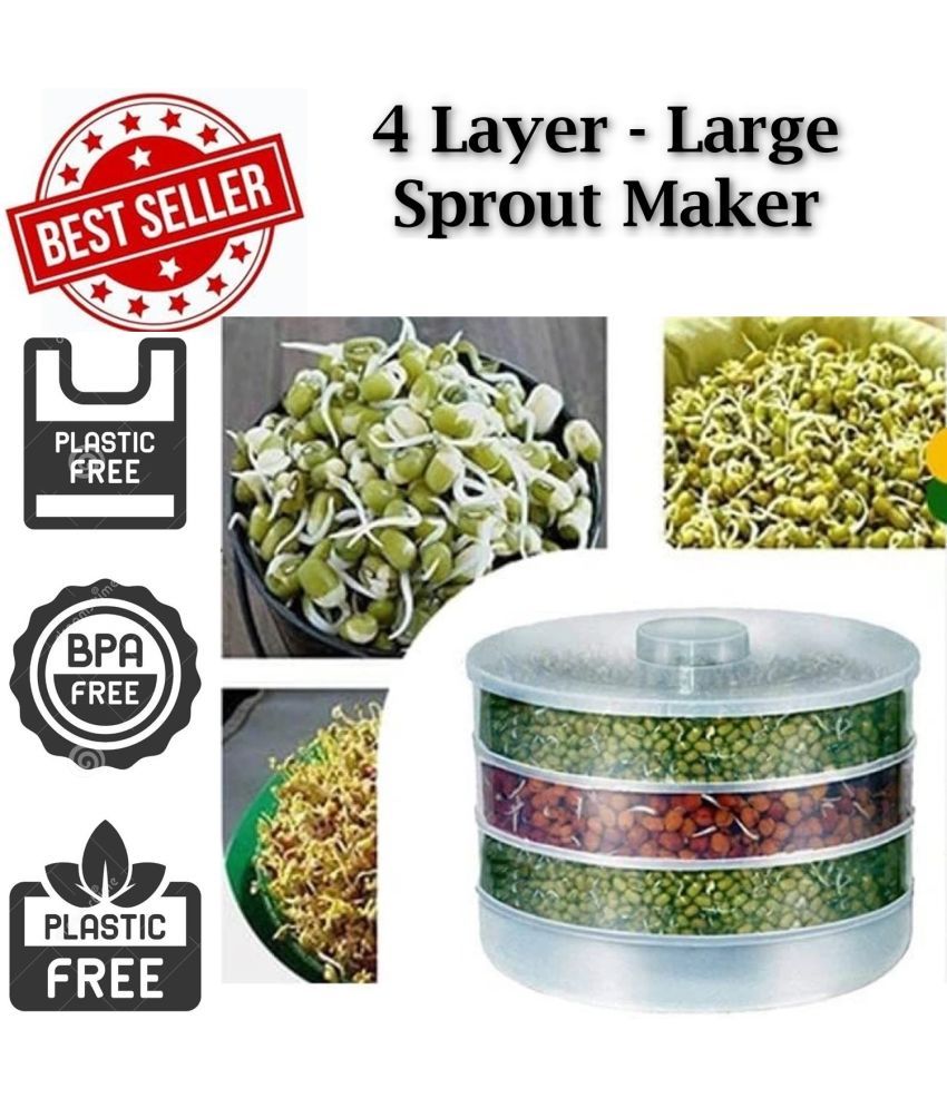     			Stysol Plastic 4 Compartment Sprout Maker