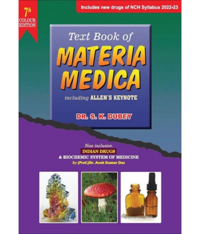     			Text Book Of Materia Medica including Allens Keynote (Paperback, Dr. S.K. Dubey)