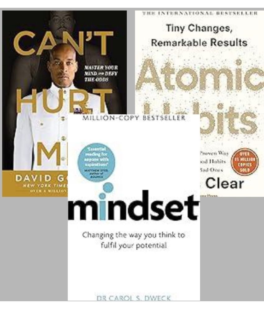     			Can't Hurt Me + Atomic Habits + Mindset