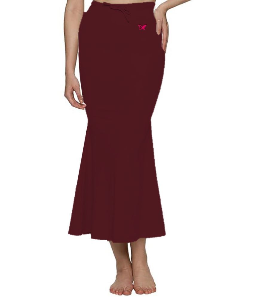     			Aulika Maroon Cotton Petticoat - Single