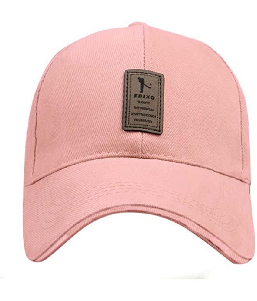     			Bolax Pack of 1 Cotton Men's Cap ( Pink )