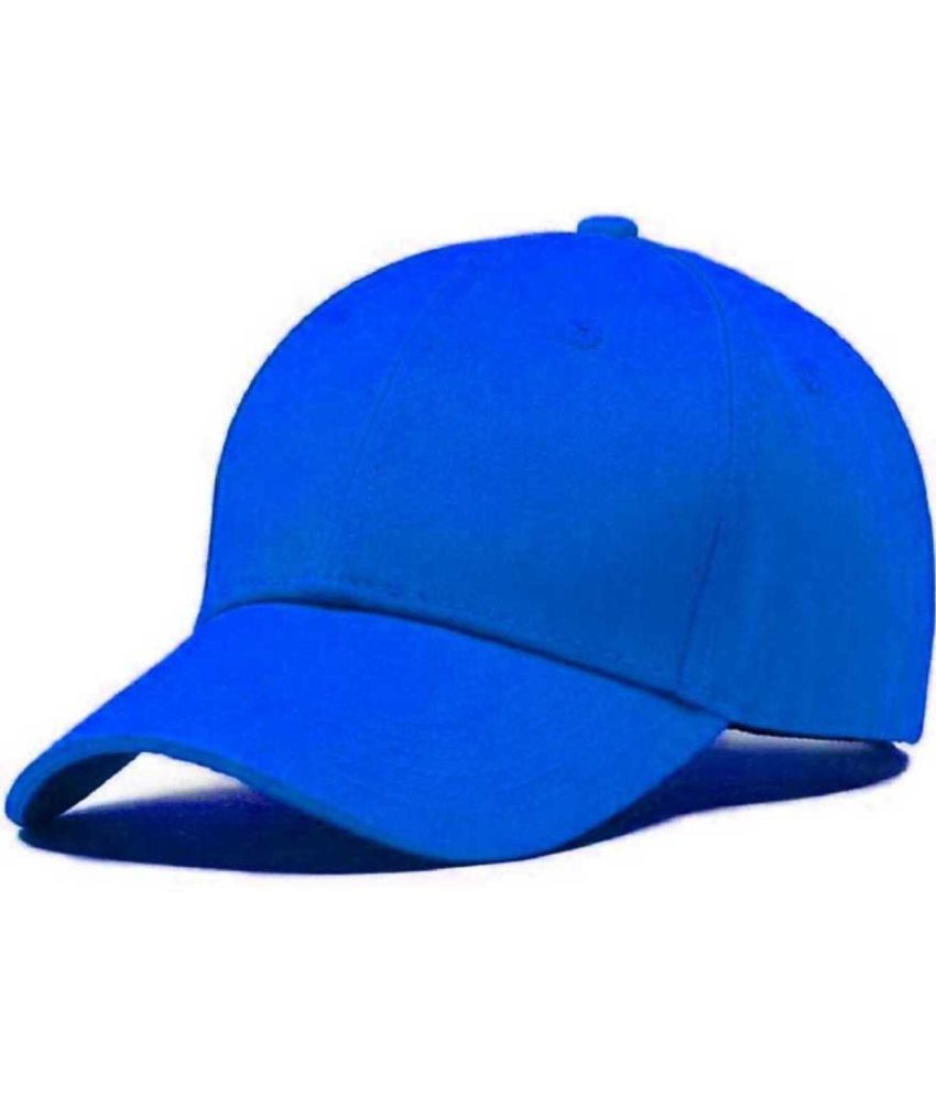     			Bolax Pack of 1 Cotton Men's Cap ( Blue )