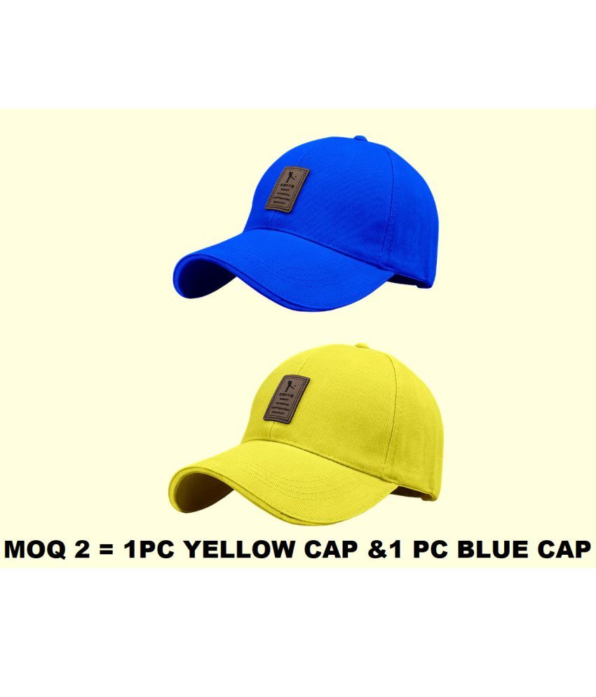     			Bolax Pack of 1 cotton Men's Cap ( Blue )