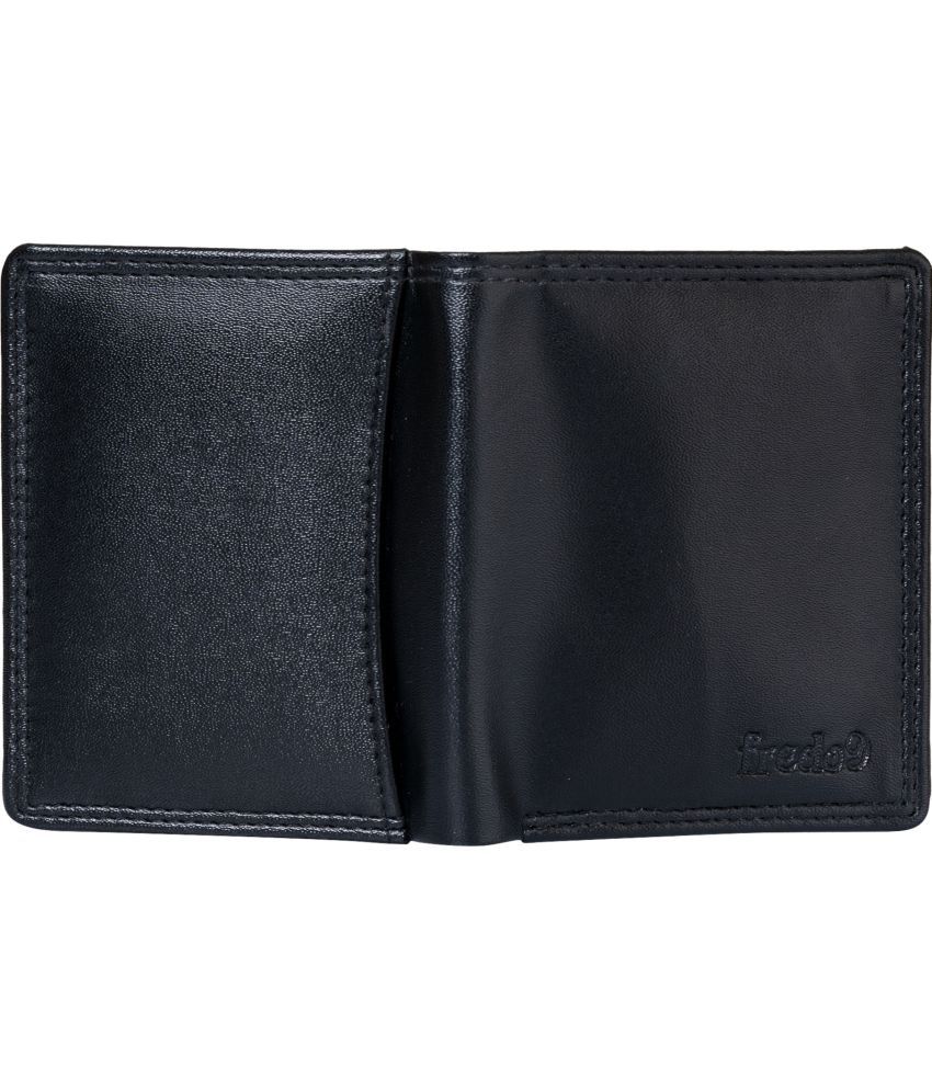     			HIDEFLIX PU Solid Men's Regular Wallet With 10 Slots For Card ( Black , Pack of 1 )