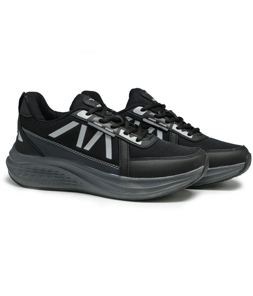     			ASIAN BOSS-05 Black Men's Sports Running Shoes