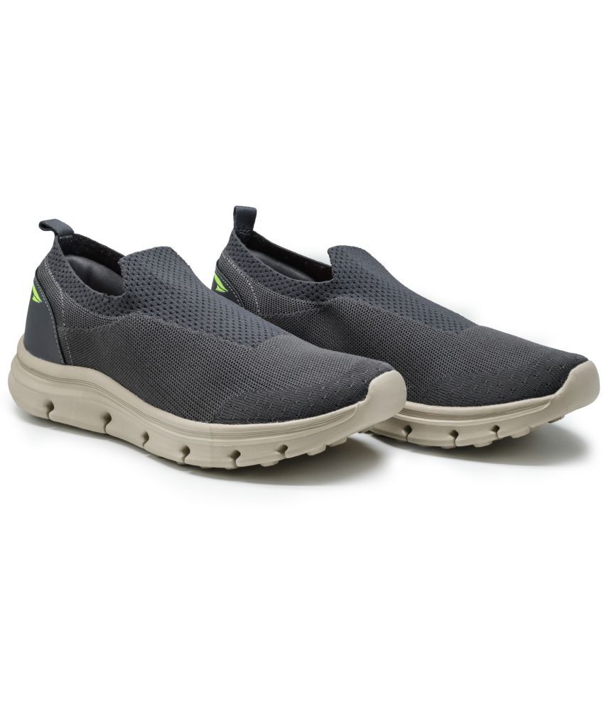     			ASIAN SUPERWALK-23 Dark Grey Men's Slip-on Shoes