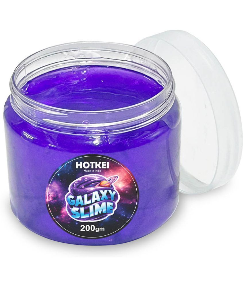     			HOTKEI (200 gm) Purple Galaxy Slime for Kids DIY Fruit Scented Metallic Magic Toy Slimy Slime Gel Jelly Putty Art Toys Birthday Gift Box for Boys Girls 3 to 10 Years