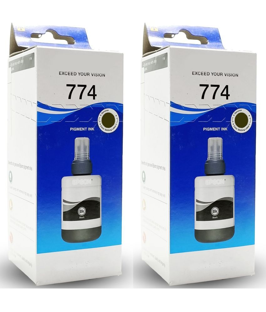     			KALAR T774 For M105 Black Ink ( 140 ml ) Pack of 2 For EPS0N M100/ M105/ M200/ M205/ L605/ L655/L1455