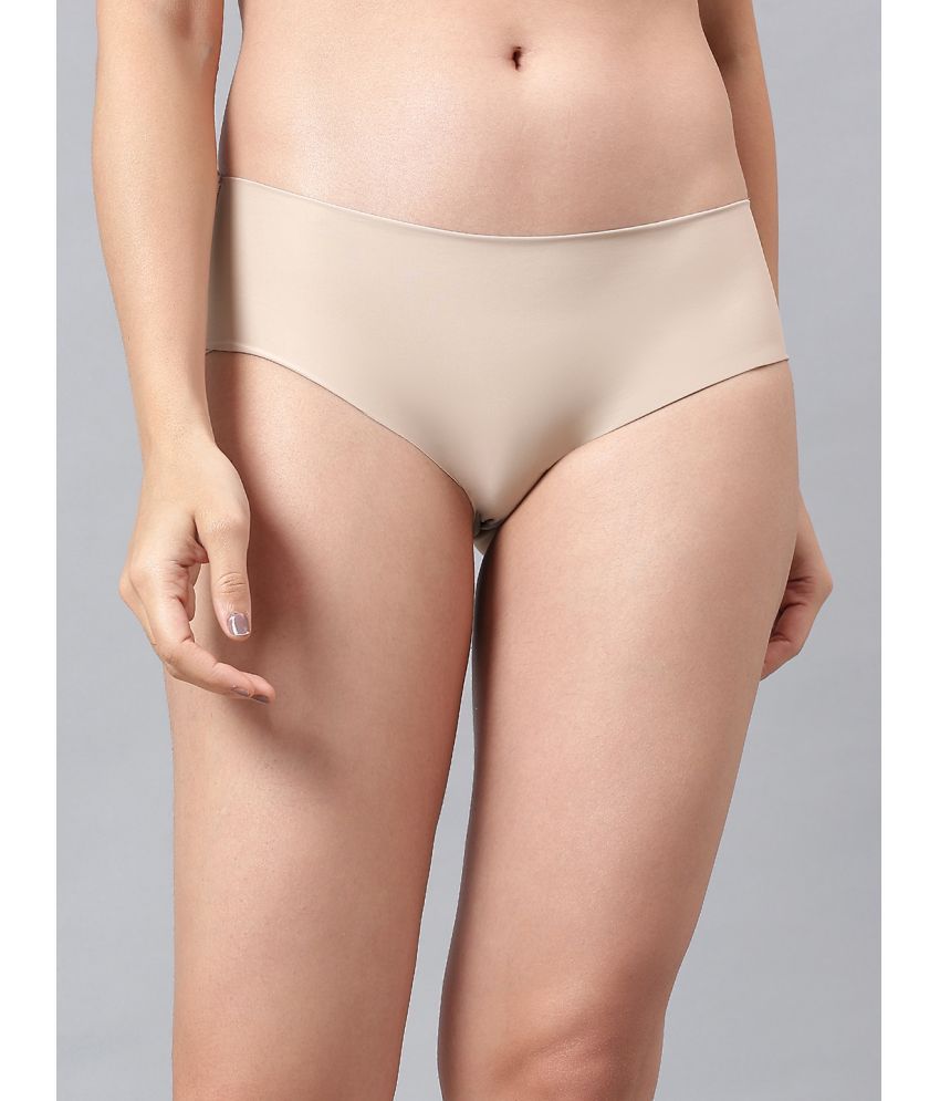     			La Intimo Pack of 1 Nylon Hipster For Women ( Beige )