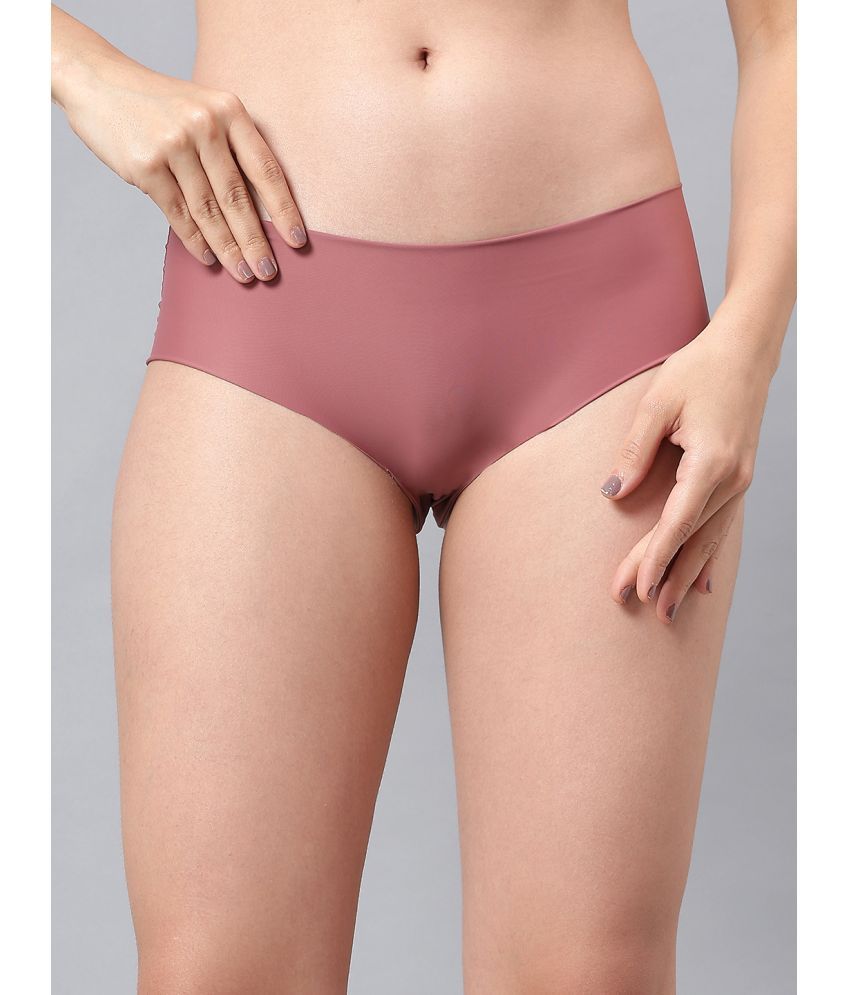     			La Intimo Pack of 1 Nylon Hipster For Women ( Mauve )