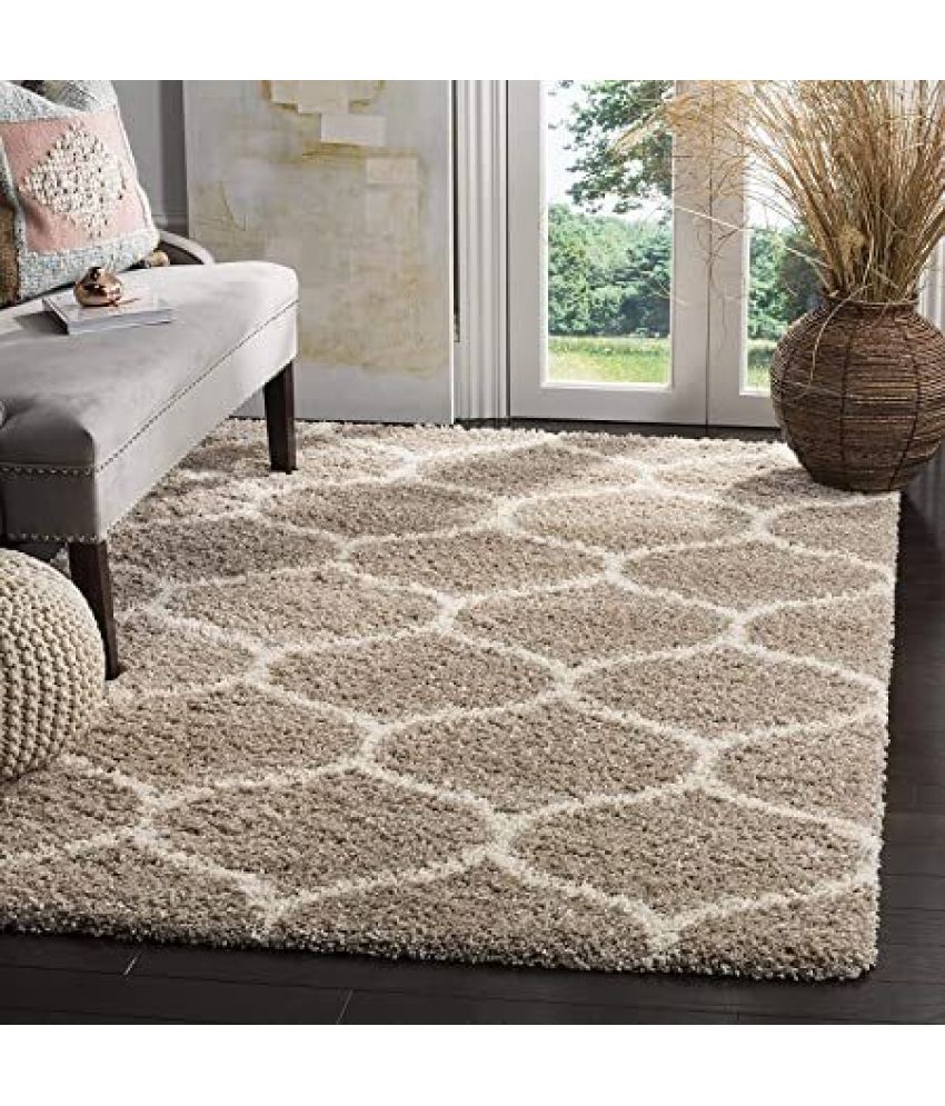     			ANABIA CARPET Multi Polyester Carpet Abstract 3x5 Ft