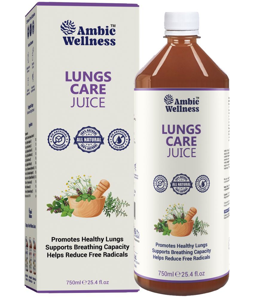     			Ambic Wellness Lungs Care Juice I Organic Lung Cleanser - 750ML