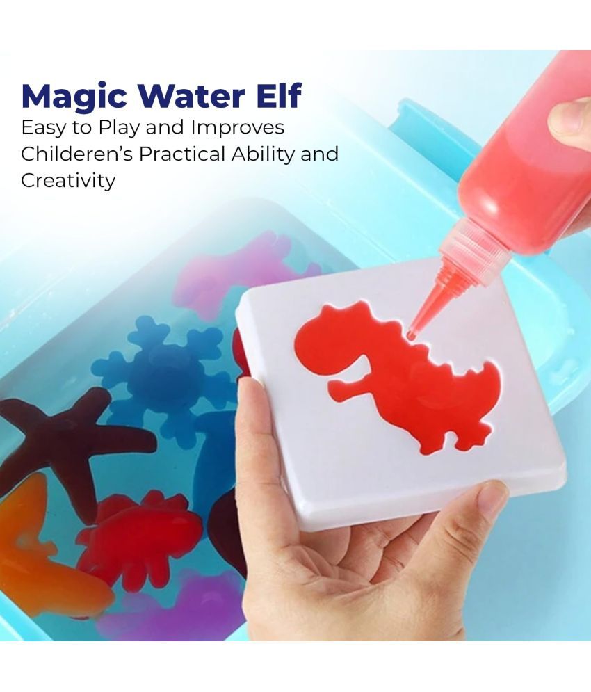     			Magic Water Elf Toy Kit, DIY Art & Craft Toy, Aqua Fairy Toy Set for Kids || Creative 3D Handmade with Box Magic Gels Toys DIY Handmade Material Activity Toy Kit, (Multi-Colored)