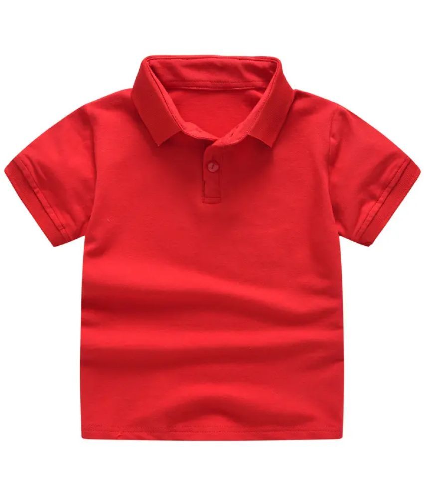     			Nios Fashion Pack of 1 Boys Cotton Blend Polo T-Shirt ( Red )