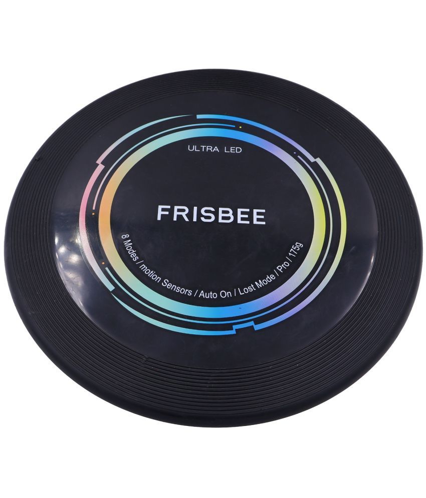     			Toybharat Frisbee with Ultra LEDs 8 Modes Light & Motion sensors- 175g for Kids & Adults, Outdoor Fun for Yard, Beach, Camping - Active Play