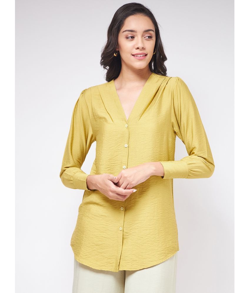     			Zima Leto Yellow Polyester Women's Tunic ( Pack of 1 )