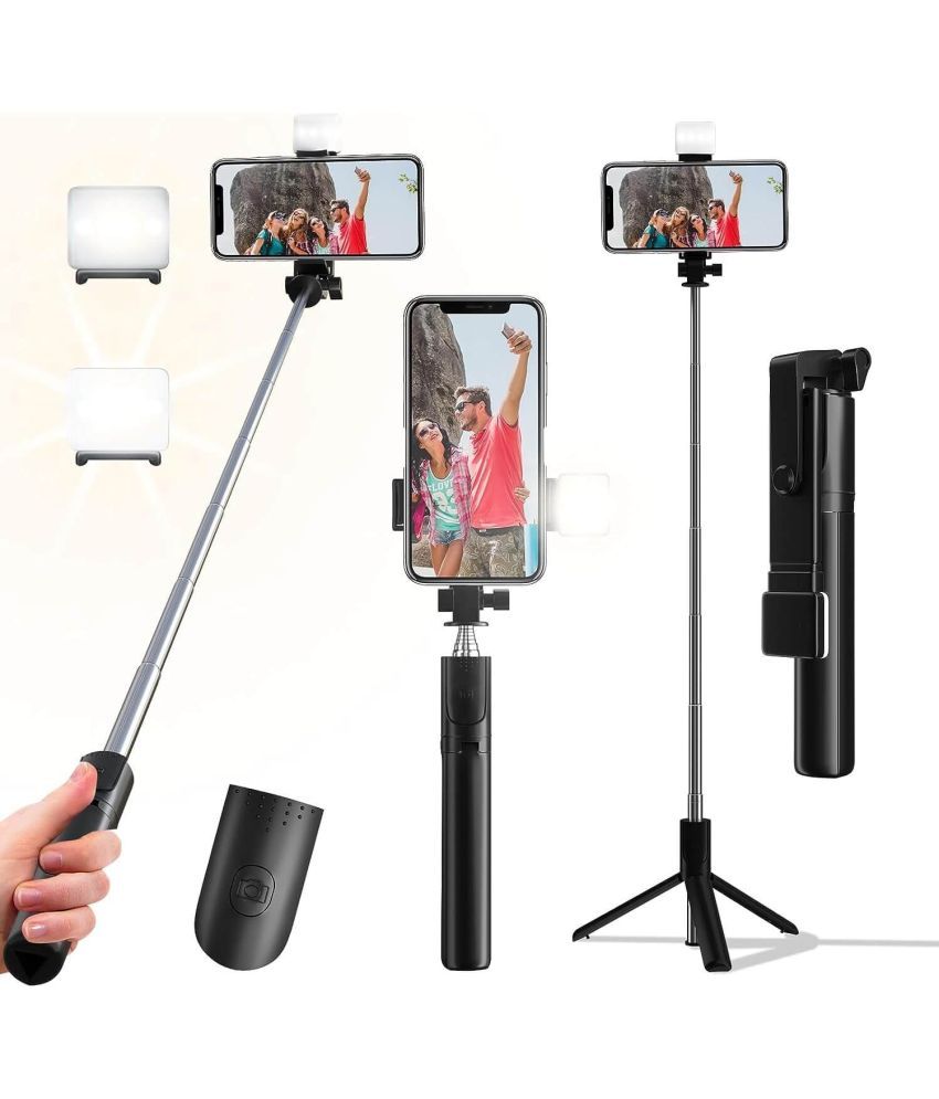     			ABR GALAXY Bluetooth Selfie Stick ( Black )