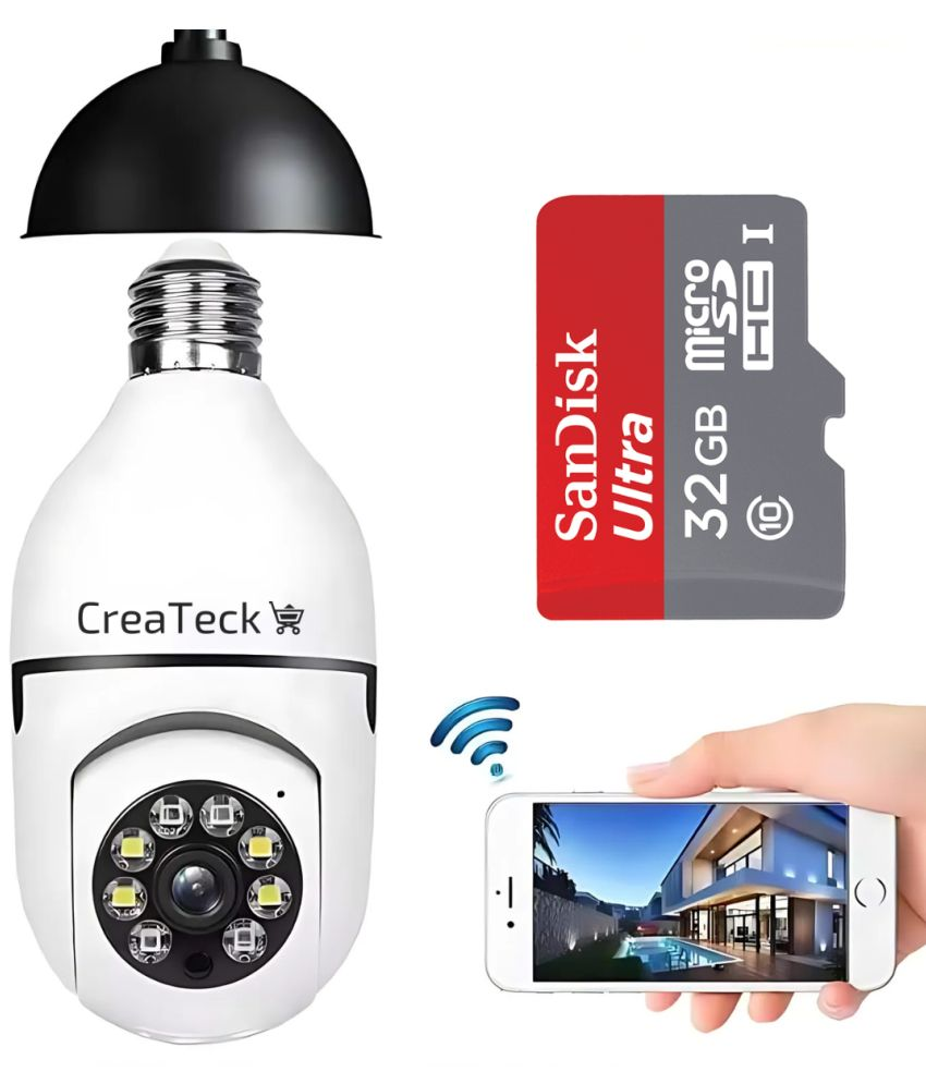     			CreaTeck PTZ Wi-Fi CCTV  w/32 Wi-Fi PTZ 1080p Camera